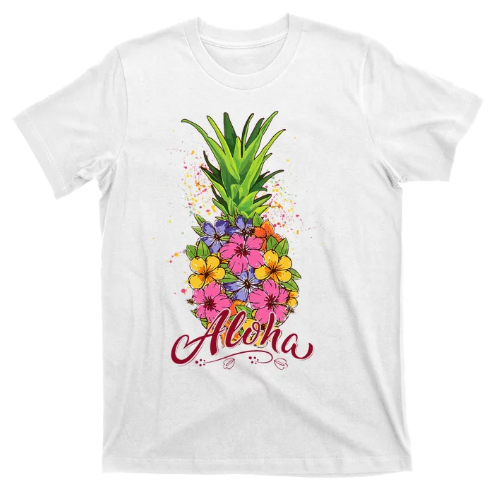 Hawaiian Aloha Pineapple Funny T-Shirt