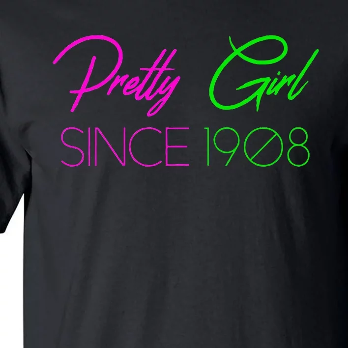 Hbcu Aka Pretty Girl Tall T-Shirt