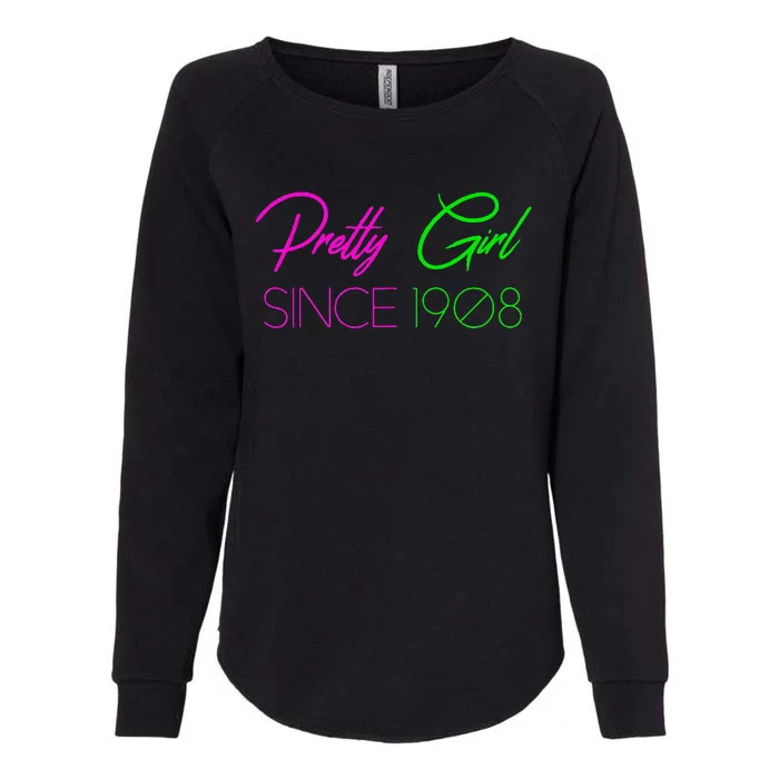 Hbcu Aka Pretty Girl Womens California Wash Sweatshirt