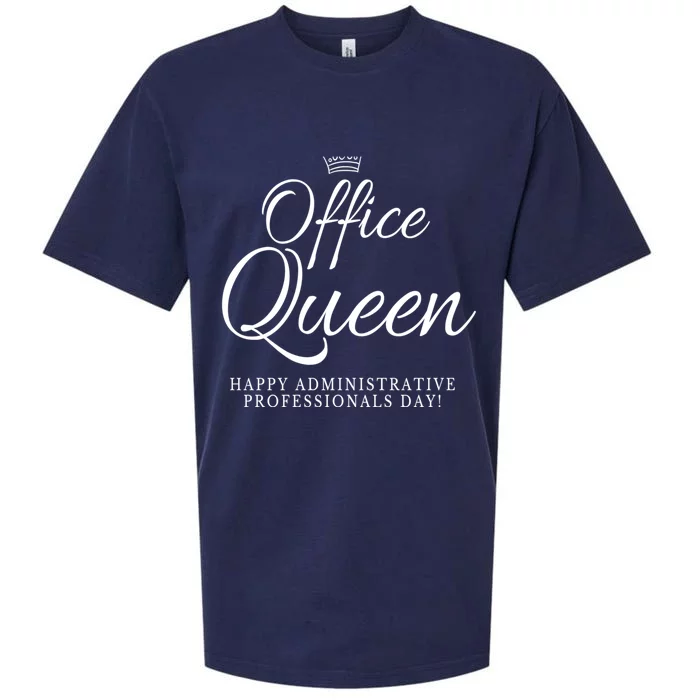 Happy Administrative Professionals Day Office Queen Cool Gift Sueded Cloud Jersey T-Shirt