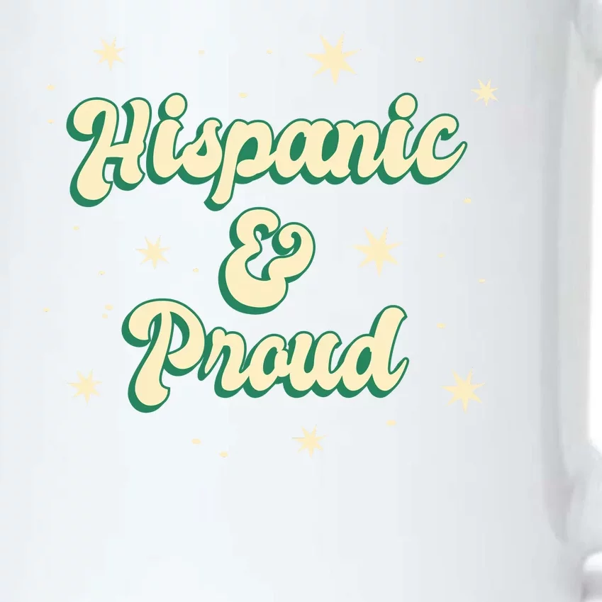 Hispanic And Proud Black Color Changing Mug