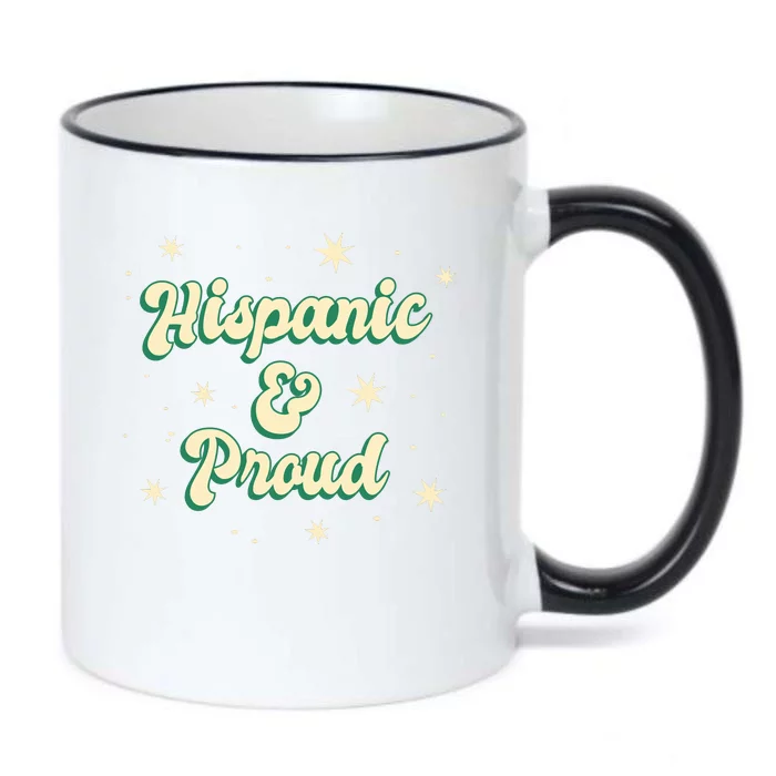 Hispanic And Proud Black Color Changing Mug