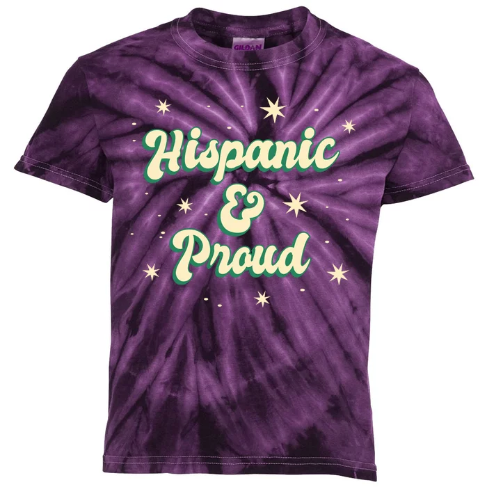 Hispanic And Proud Kids Tie-Dye T-Shirt