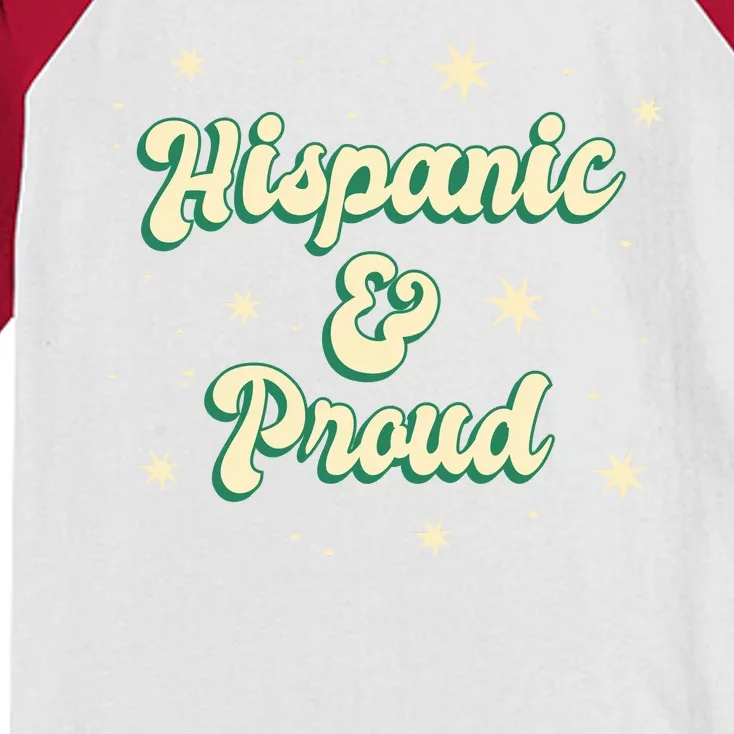 Hispanic And Proud Kids Colorblock Raglan Jersey