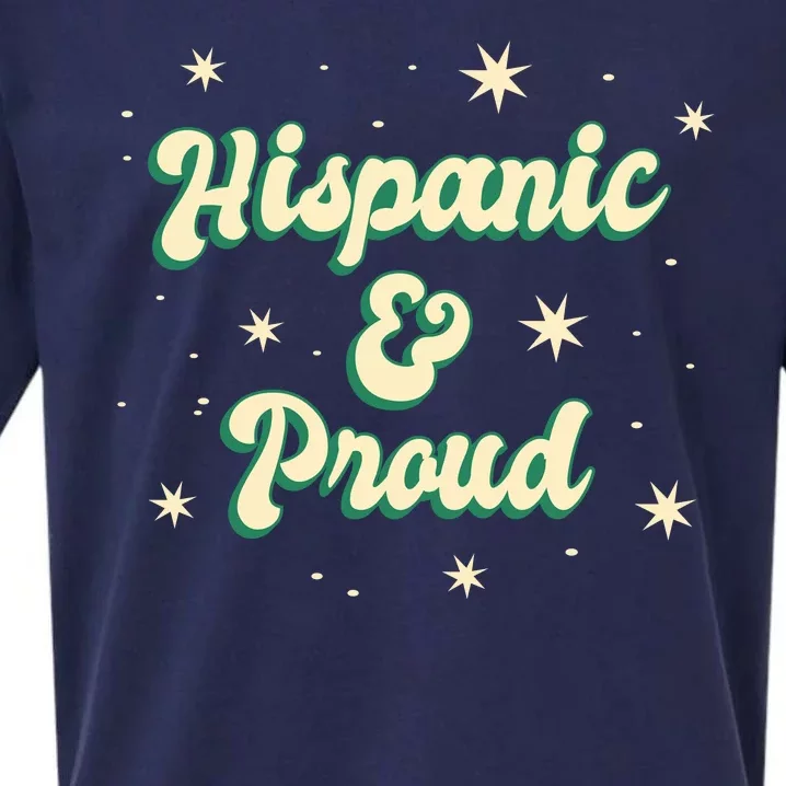 Hispanic And Proud Sueded Cloud Jersey T-Shirt