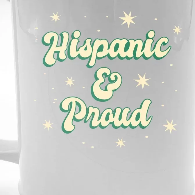 Hispanic And Proud Front & Back Beer Stein