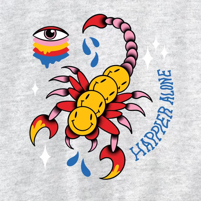 Happier Alone Centipede Kids Sweatshirt