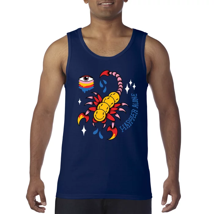 Happier Alone Centipede Tank Top