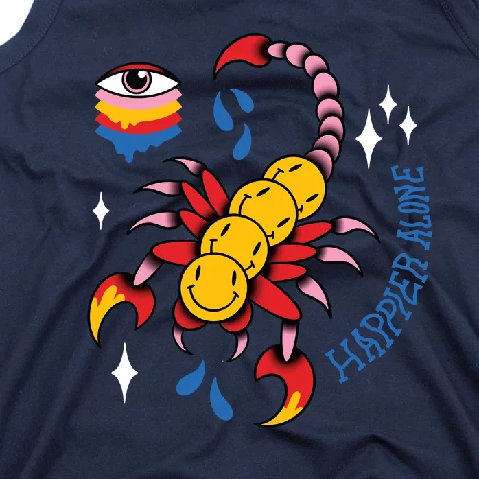 Happier Alone Centipede Tank Top