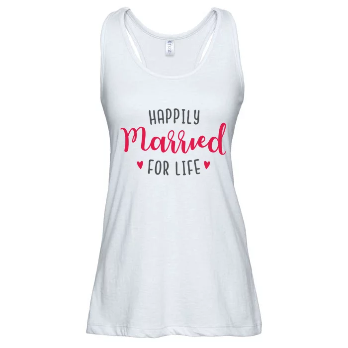 Happily Married For Life Ladies Essential Flowy Tank