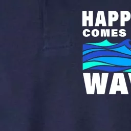 Happiness Comes In Waves Softstyle Adult Sport Polo