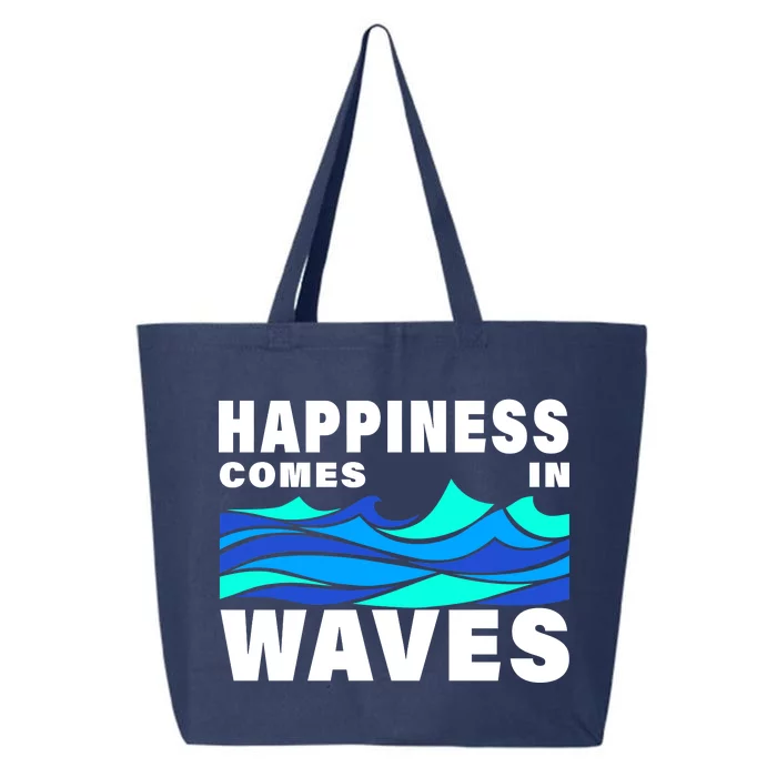 Happiness Comes In Waves 25L Jumbo Tote