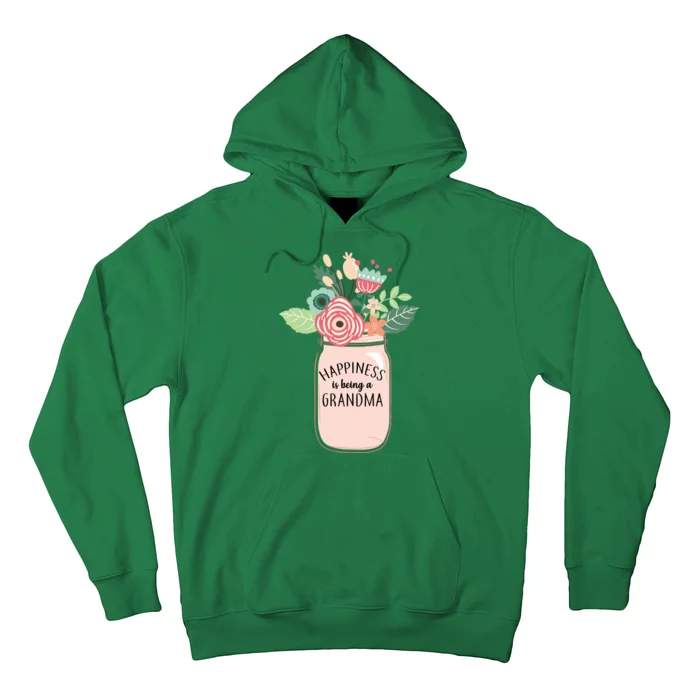 Happiness Is Being A Grandma Flower Hoodie