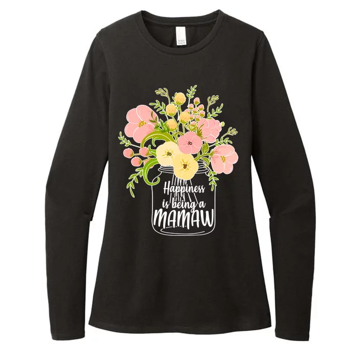 Happiness Is Being A Mamaw Womens CVC Long Sleeve Shirt