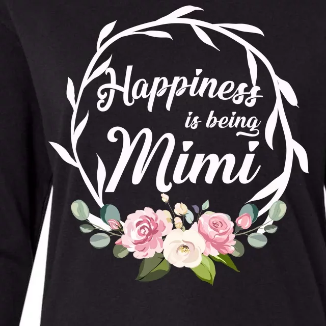 Happiness Is Being A Mimi Womens Cotton Relaxed Long Sleeve T-Shirt