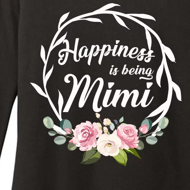 Happiness Is Being A Mimi Womens CVC Long Sleeve Shirt