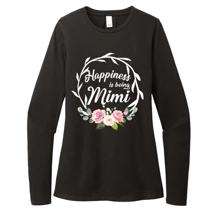 Happiness Is Being A Mimi Womens CVC Long Sleeve Shirt