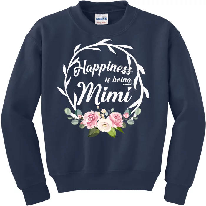 Happiness Is Being A Mimi Kids Sweatshirt