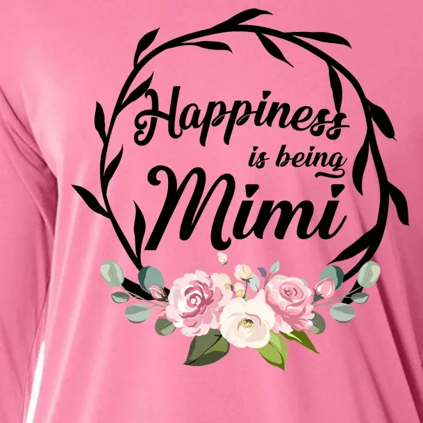 Happiness Is Being A Mimi Cooling Performance Long Sleeve Crew