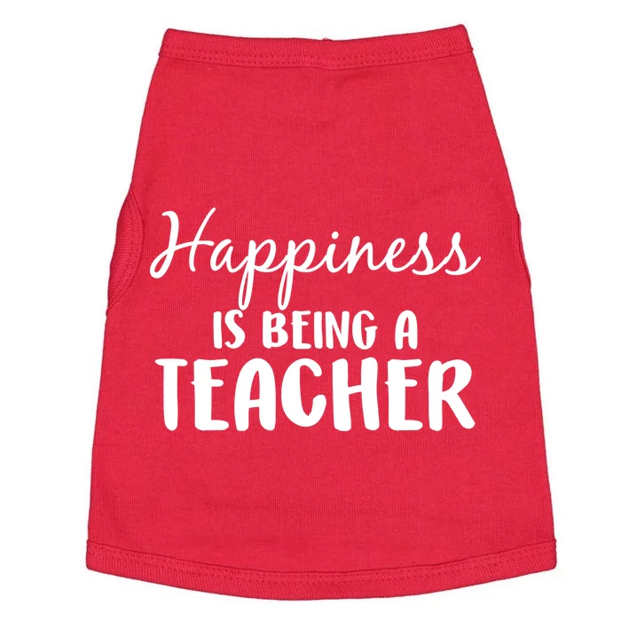 Happiness Is Being A Teacher Doggie Tank