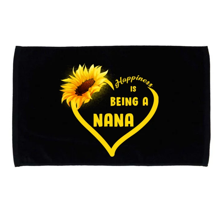 Happiness Is Being Called Nana Sunflower Microfiber Hand Towel