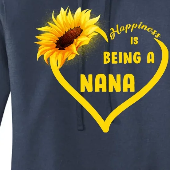 Happiness Is Being Called Nana Sunflower Women's Pullover Hoodie