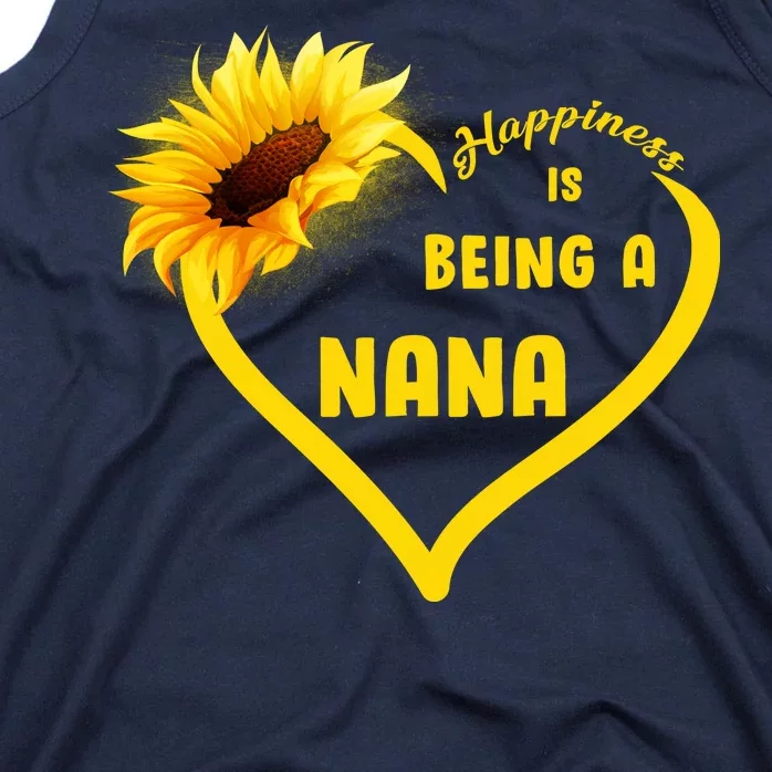 Happiness Is Being Called Nana Sunflower Tank Top