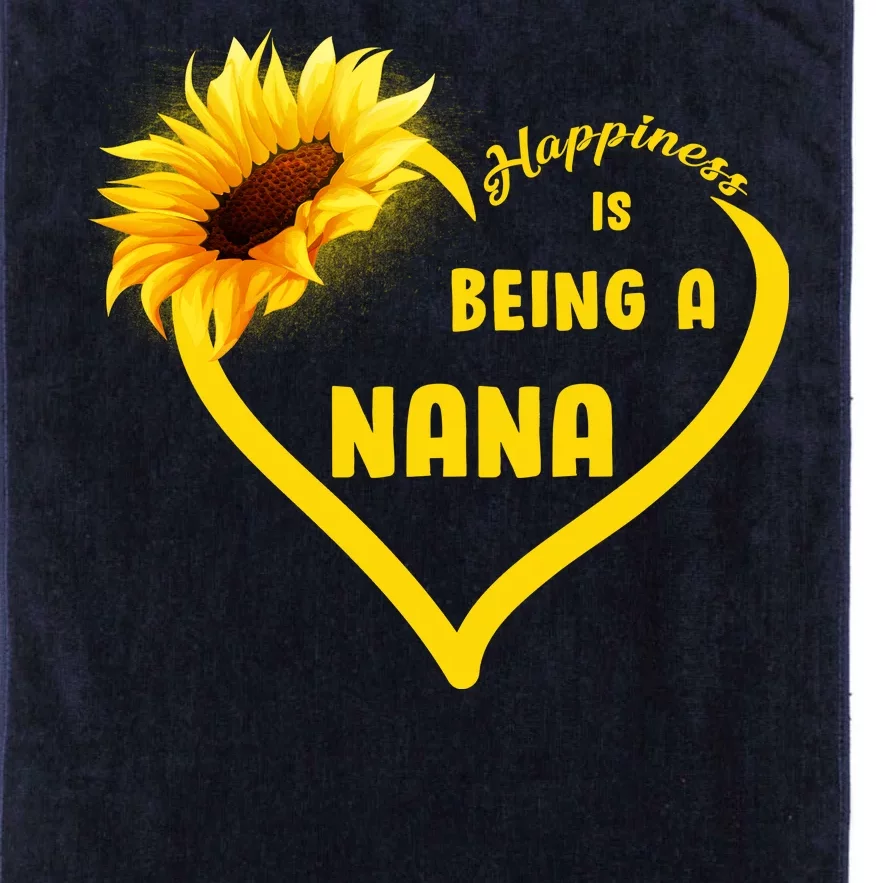 Happiness Is Being Called Nana Sunflower Platinum Collection Golf Towel