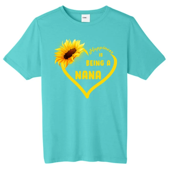 Happiness Is Being Called Nana Sunflower ChromaSoft Performance T-Shirt