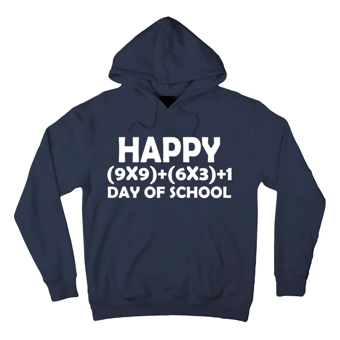 Happy 100 Days Of School Math Equation Hoodie