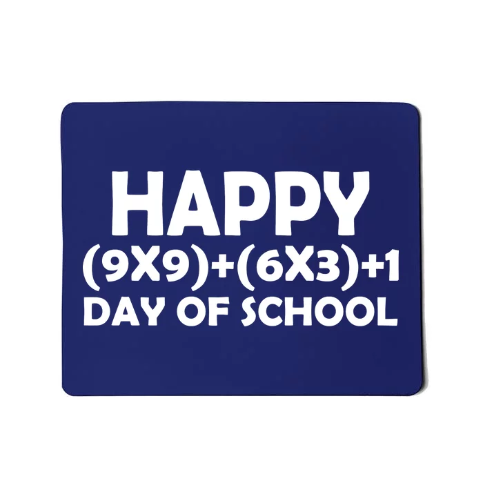 Happy 100 Days Of School Math Equation Mousepad