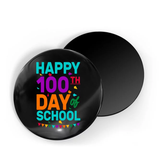 Happy 100th Day Of School For Teacher Or Child Magnet