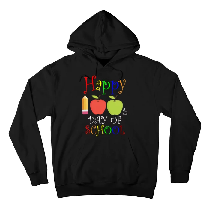 Happy 100th Day Of School Teachers Apple Hoodie