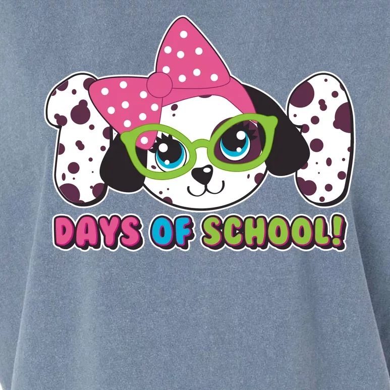 Happy 101 Days Of School Dalmatian Dog Garment-Dyed Women's Muscle Tee