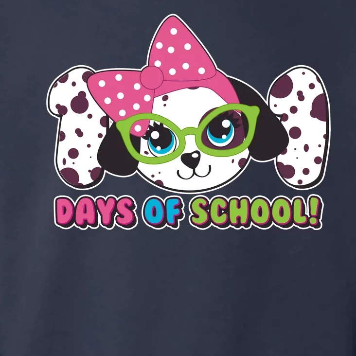 Happy 101 Days Of School Dalmatian Dog Toddler Hoodie