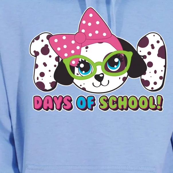 Happy 101 Days Of School Dalmatian Dog Unisex Surf Hoodie