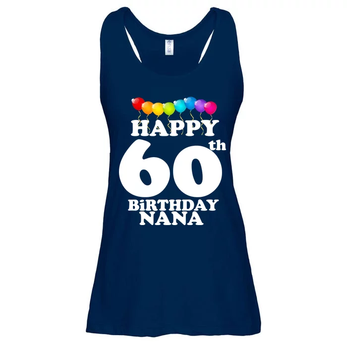 Happy 60th Birthday NANA Ladies Essential Flowy Tank