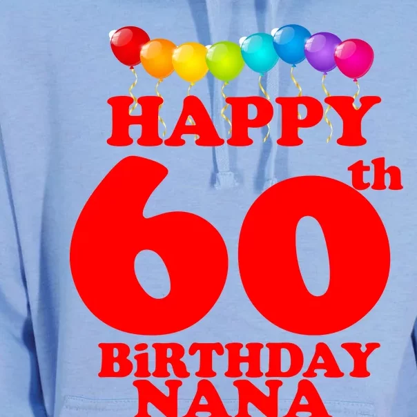 Happy 60th Birthday NANA Unisex Surf Hoodie