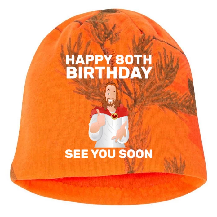 Happy 80th Birthday See You Soon Kati - Camo Knit Beanie