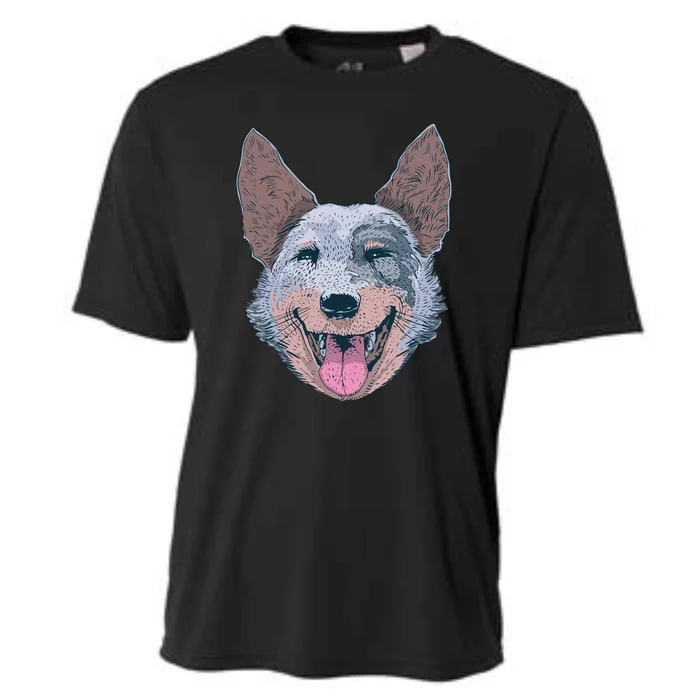 Happy Australian Cattle Dog Cooling Performance Crew T-Shirt