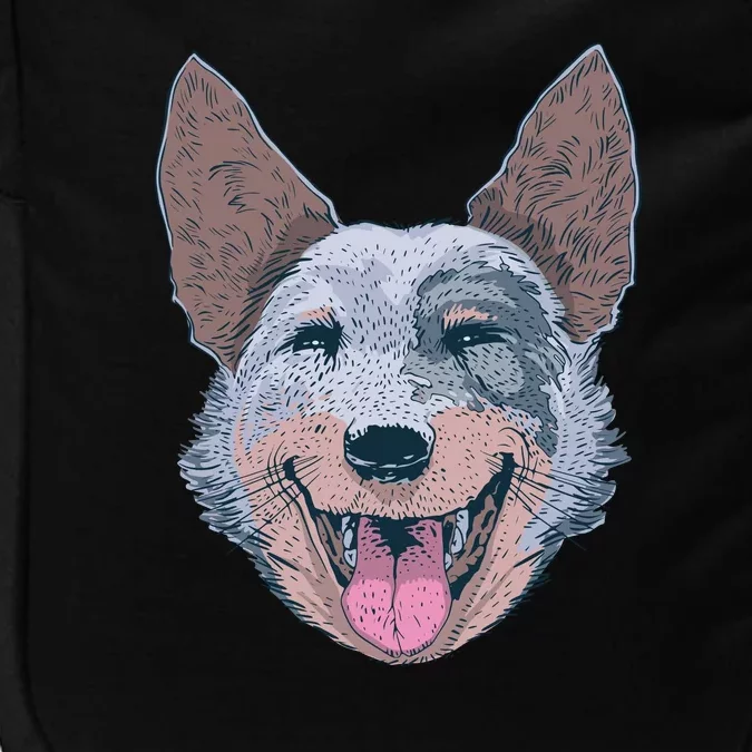 Happy Australian Cattle Dog Impact Tech Backpack