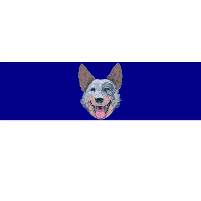 Happy Australian Cattle Dog Bumper Sticker