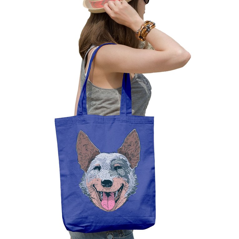Happy Australian Cattle Dog Tote Bag