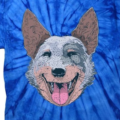Happy Australian Cattle Dog Tie-Dye T-Shirt