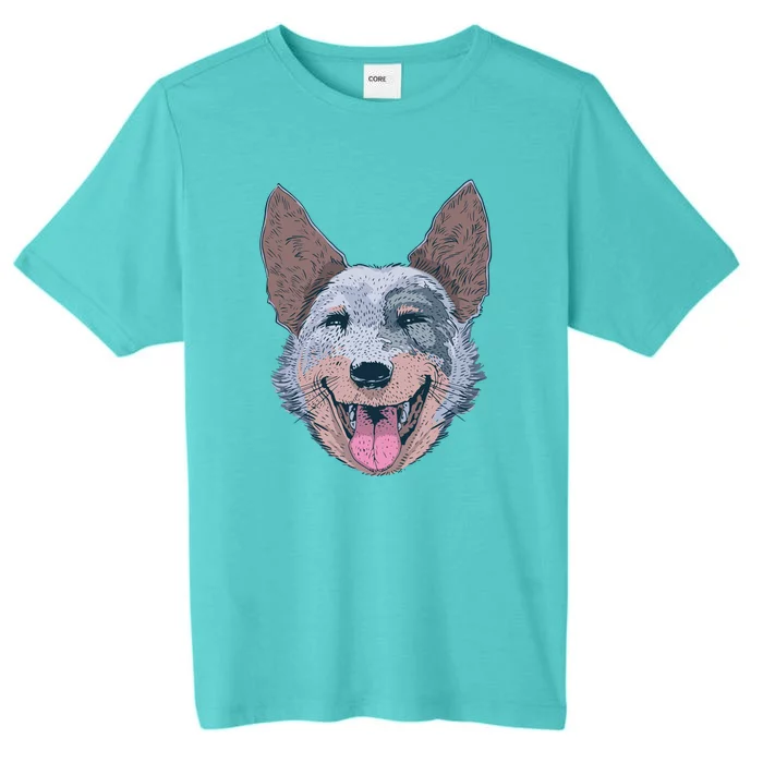 Happy Australian Cattle Dog ChromaSoft Performance T-Shirt