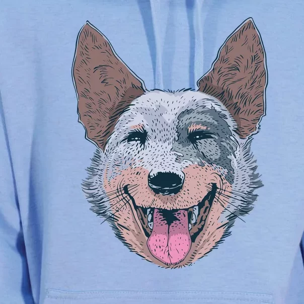 Happy Australian Cattle Dog Unisex Surf Hoodie