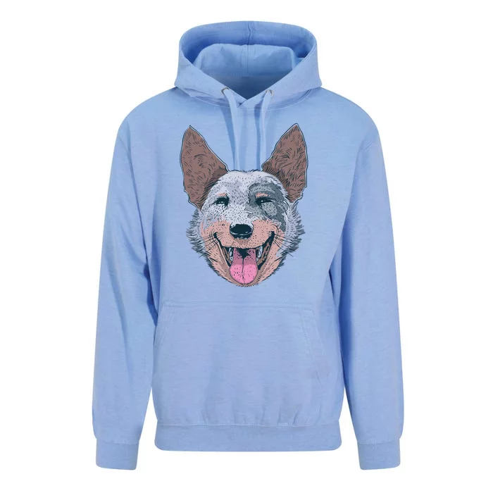 Happy Australian Cattle Dog Unisex Surf Hoodie