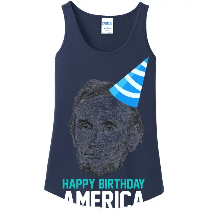 Happy Birthday America Ladies Essential Tank