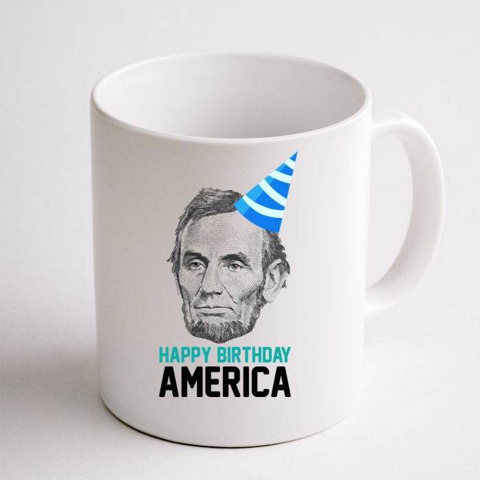 Happy Birthday America Front & Back Coffee Mug