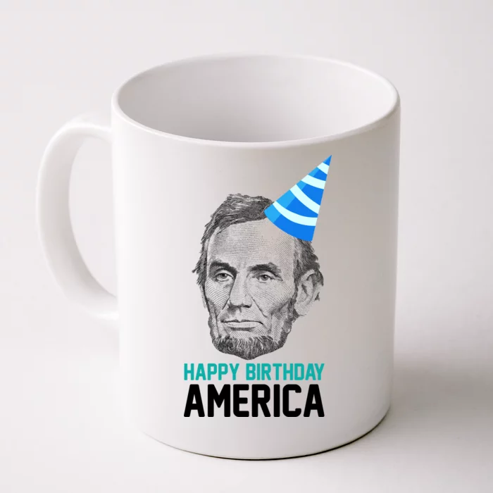 Happy Birthday America Front & Back Coffee Mug